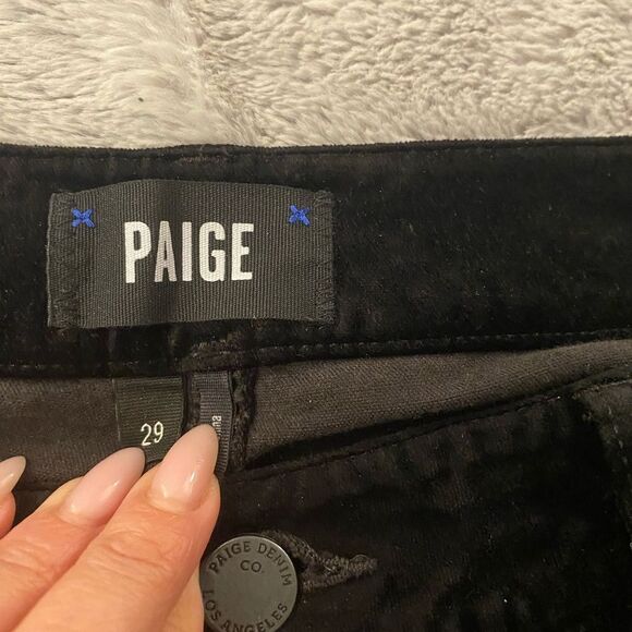 Paige velvet skinny jeans, size 29 - Picture 7 of 13